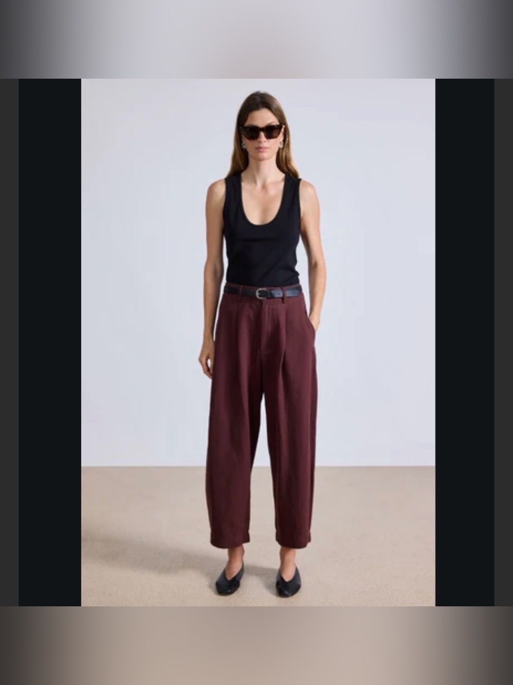 Apiece Apart Bari Crop Trouser